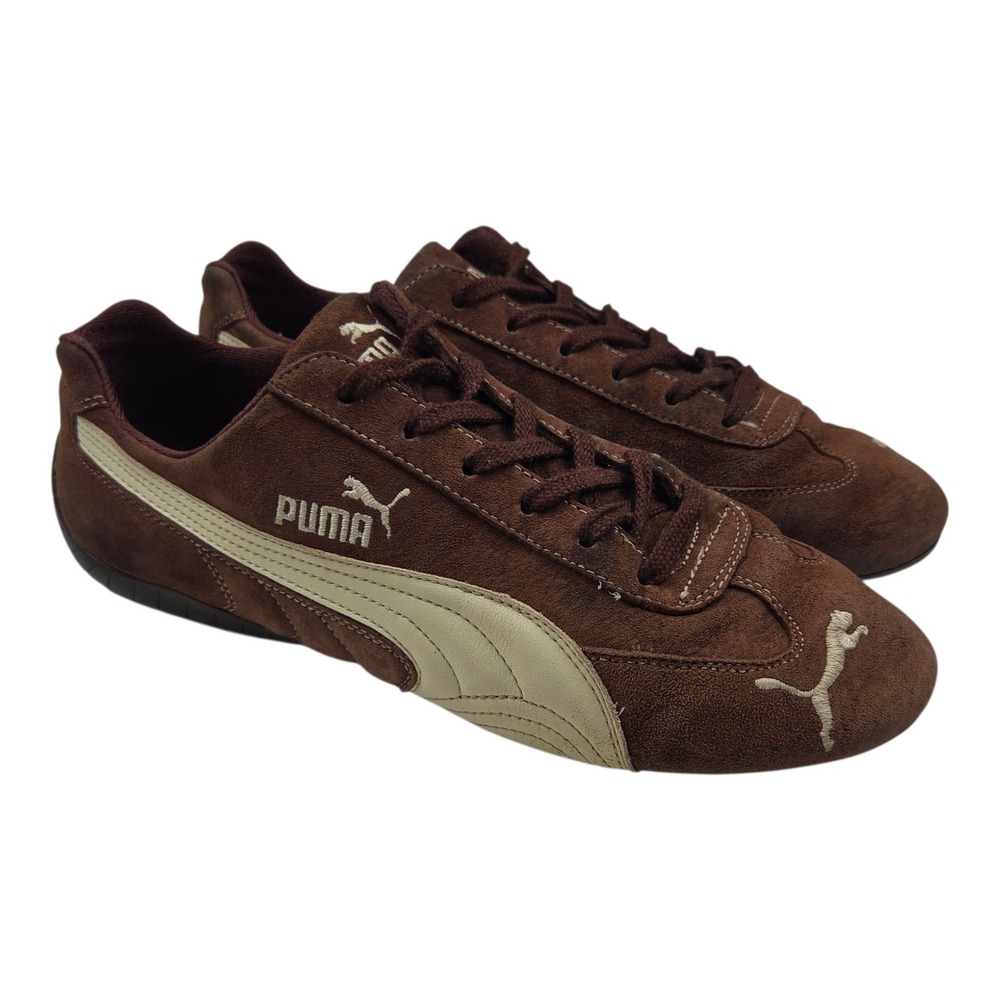 Puma Speedcat Sneakers Shoes Chocolate Brown Suede Women's 11 Y2K Retro